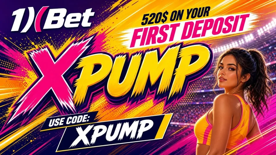1XBET CODE XPUMP unlocks the new-player welcome bonus when you enter it in the registration form